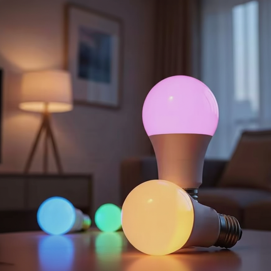 Lâmpada com 16 cores