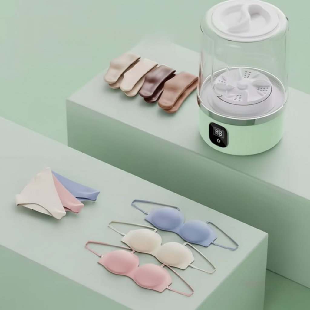 Mini Máquina de Lavar Portátil