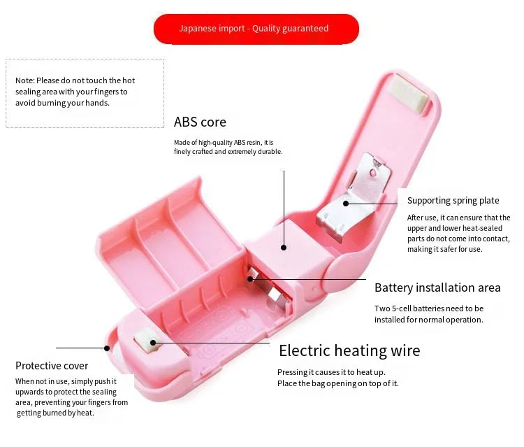 Selador de Sacos Recarregável