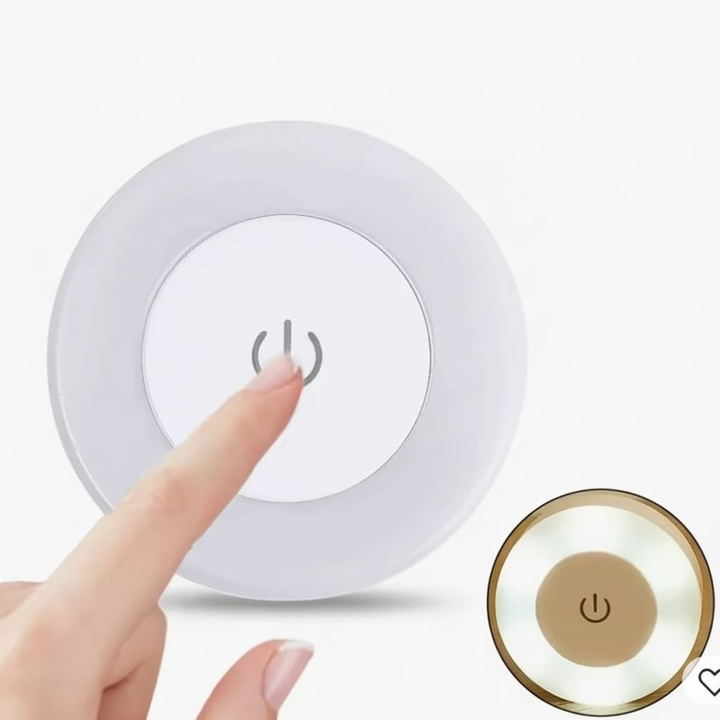 Luz Noturna LED USB com Sensor Tátil